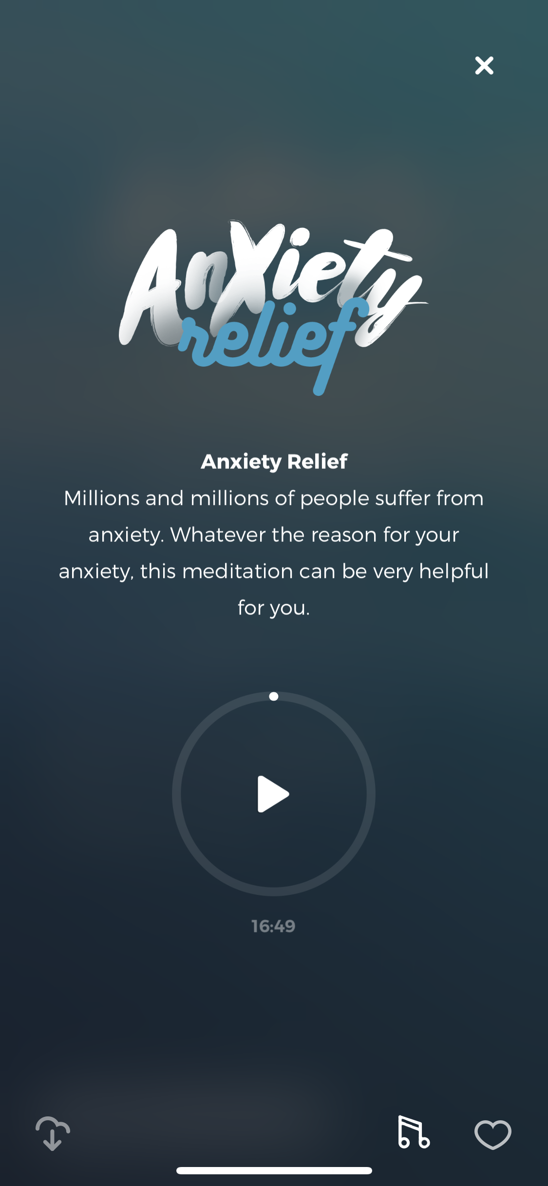 anxiety relief guided meditation | zen app